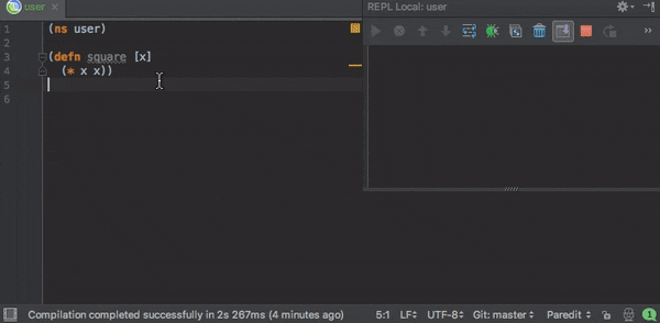 An editor-integrated Clojure REPL